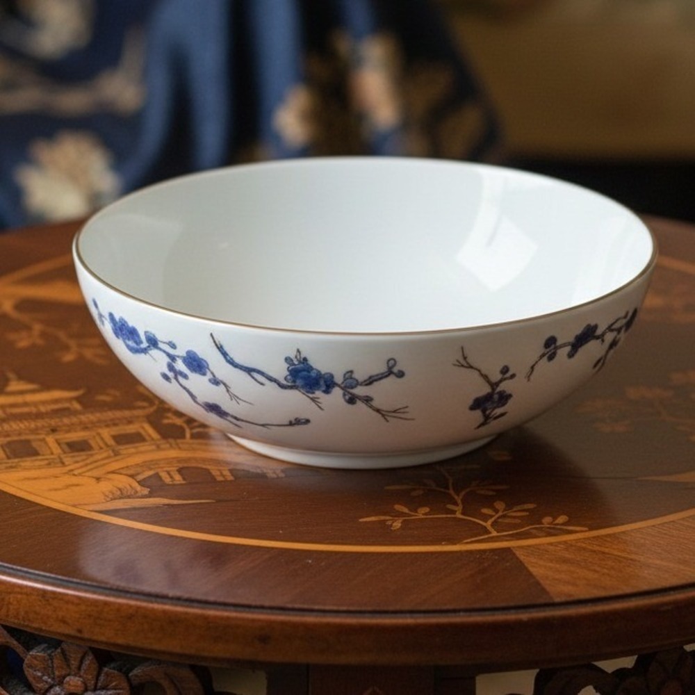 Ballard Designs Chinoiserie Ming Serving Bowl